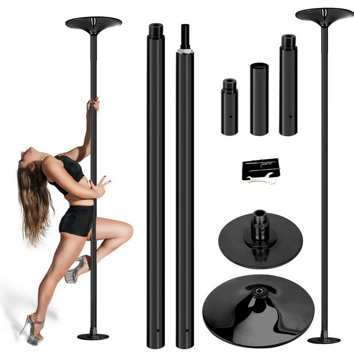 Barre de Pole Dance 360 spin noir Dance Store