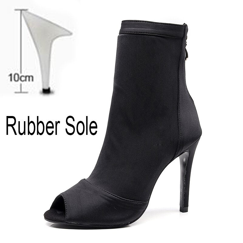 Bottines danse Assa rubber sole Talons 10cm T40