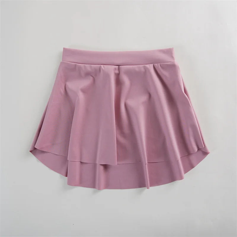 Jupette mousseline taille élastique Anggun