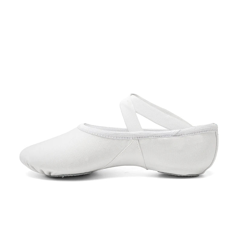 Chaussons demi-pointes en toile bi-semelle Sansha