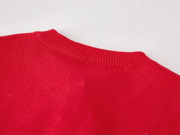 Veste courte manches longues avec bouton