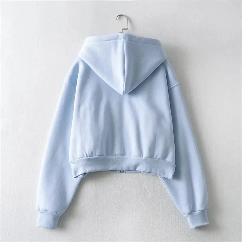 Veste capuche Loose-Fit avec zip