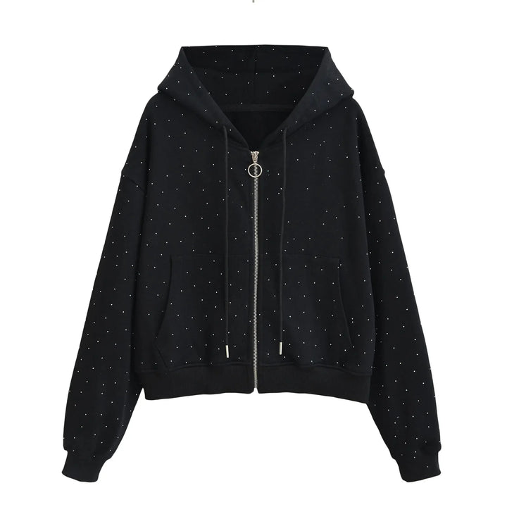 Veste Sweat loose capuche et zip