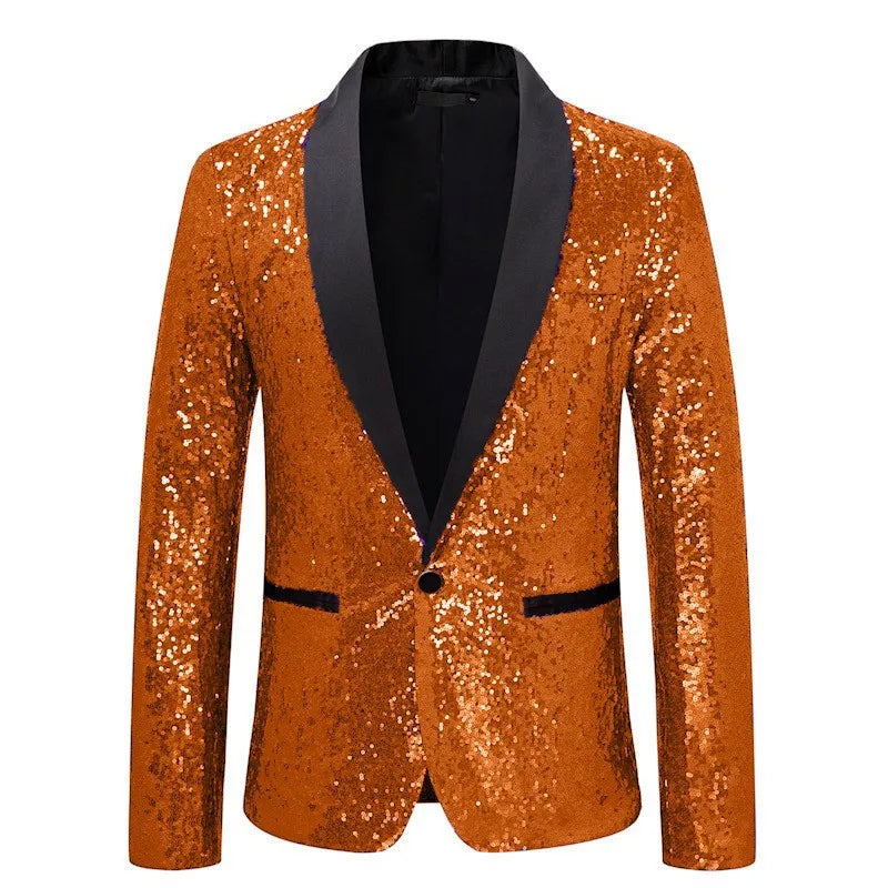 Veste costume Homme à paillettes Omar