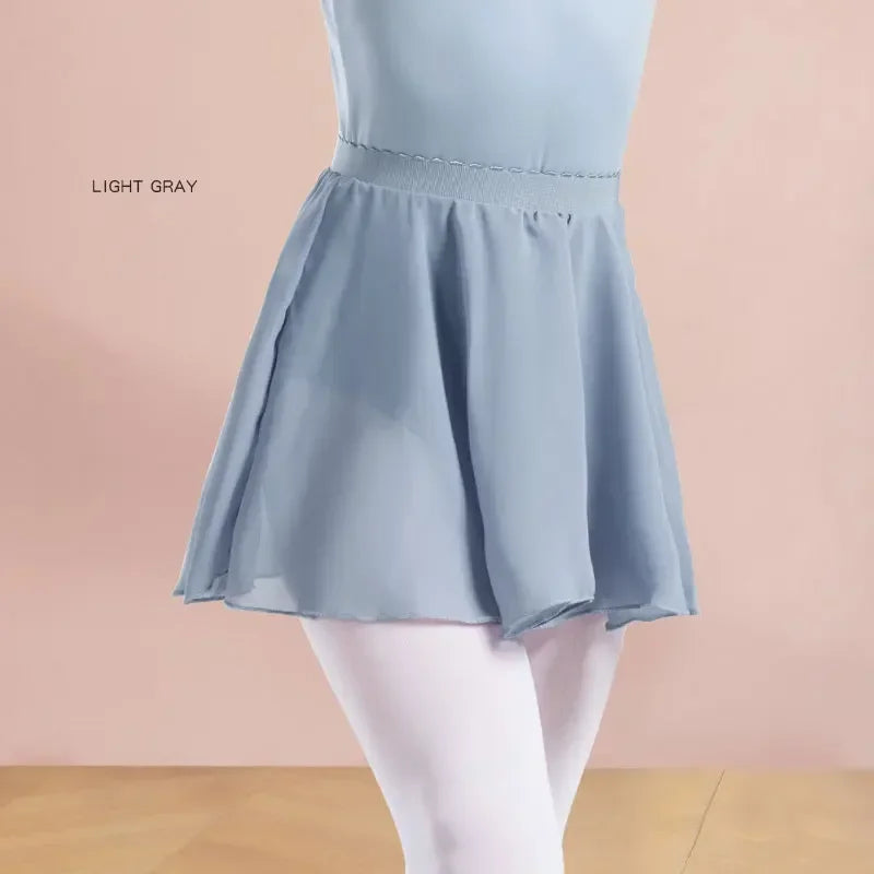 Jupette mousseline taille élastique Klarys