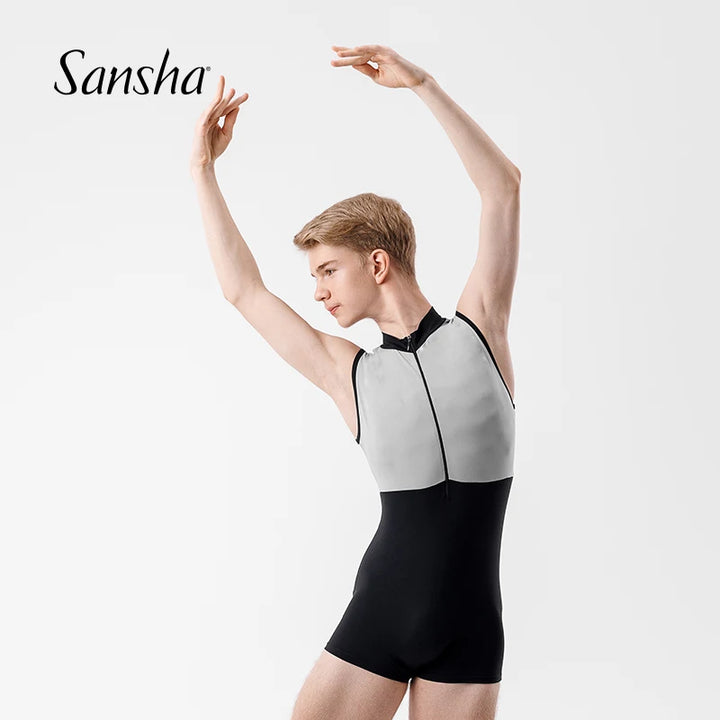 Combi-short sans manche col haut homme Sansha