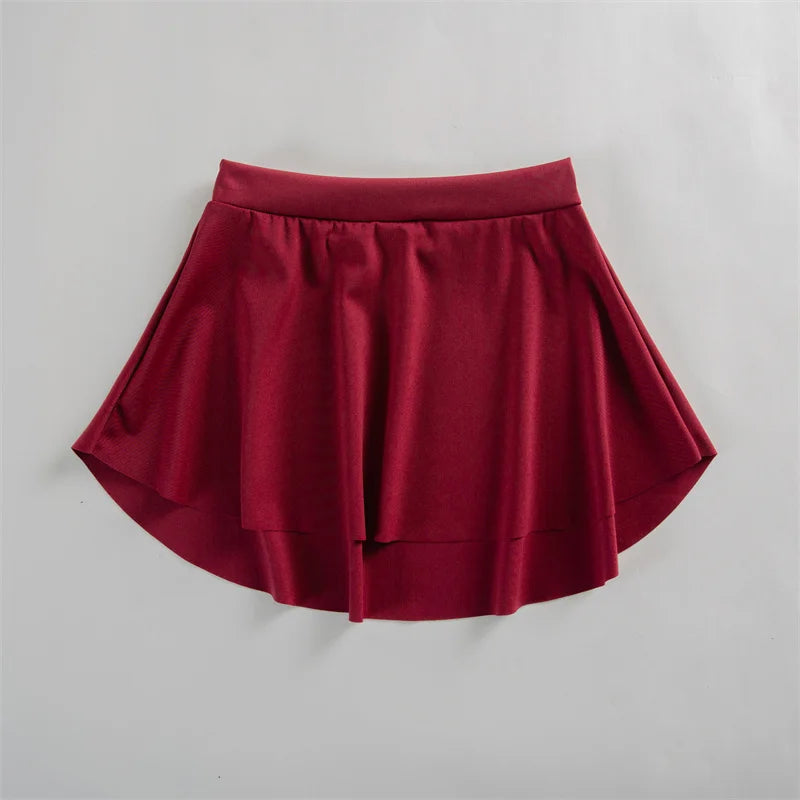 Jupette mousseline taille élastique Anggun