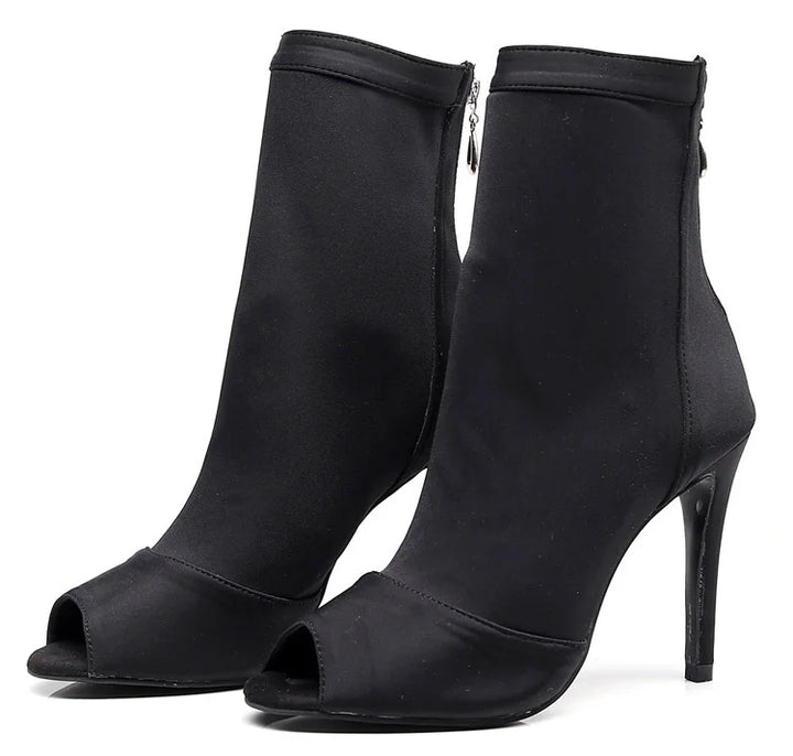 Bottines danse Assa noir Rubber sole Talons 8.5cm T40