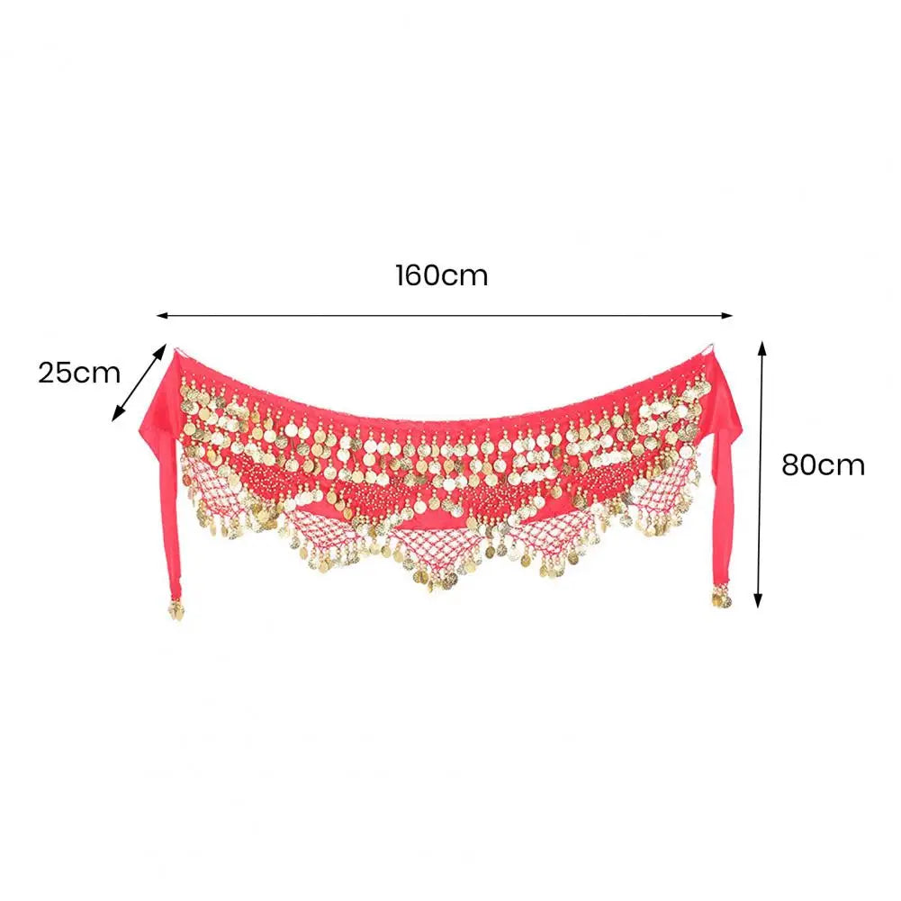 Foulard Bellydance Coins Samara