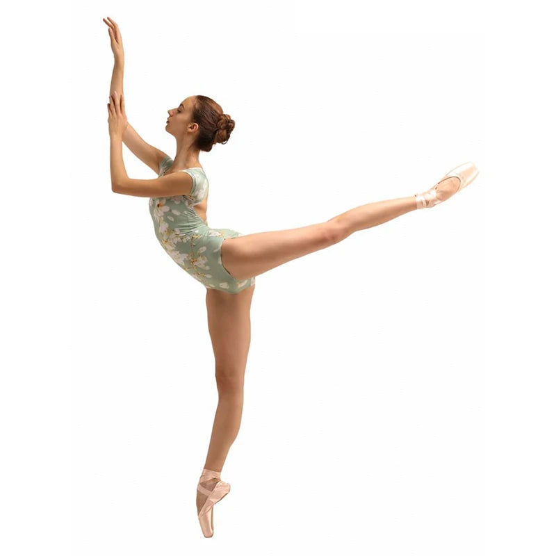 Justaucorps manches courtes V-neck Performance Training Sansha