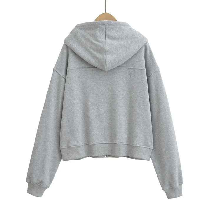 Veste Sweat loose capuche et zip