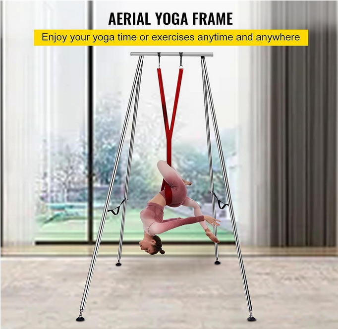 Structure balançoire pour danse aérienne ou yoga aérien tissu de 6m
