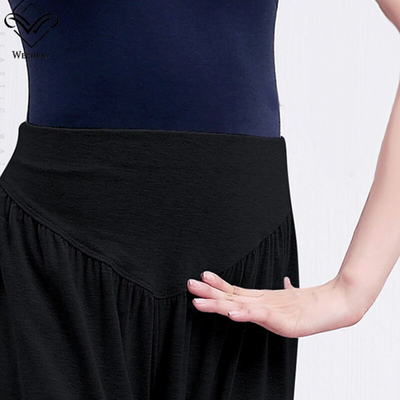 Pantalon noir ample en coton pour adulte - Dance Store