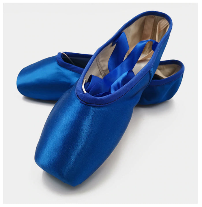 Chaussons Pointes satin bleu taille 40