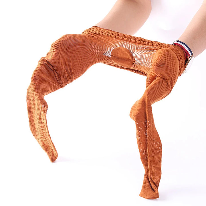 COLLANT DE DANSE RÉSILLE STRETCH avec gousset