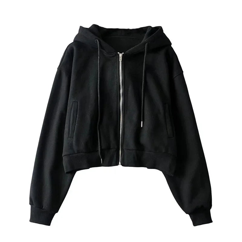 Veste capuche Loose-Fit avec zip
