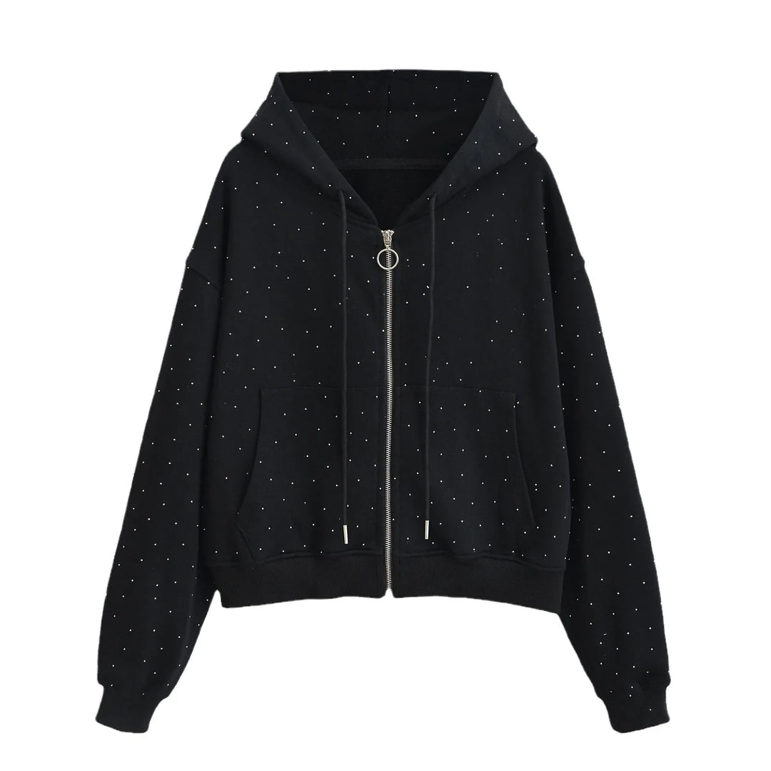 Veste Sweat loose capuche et zip