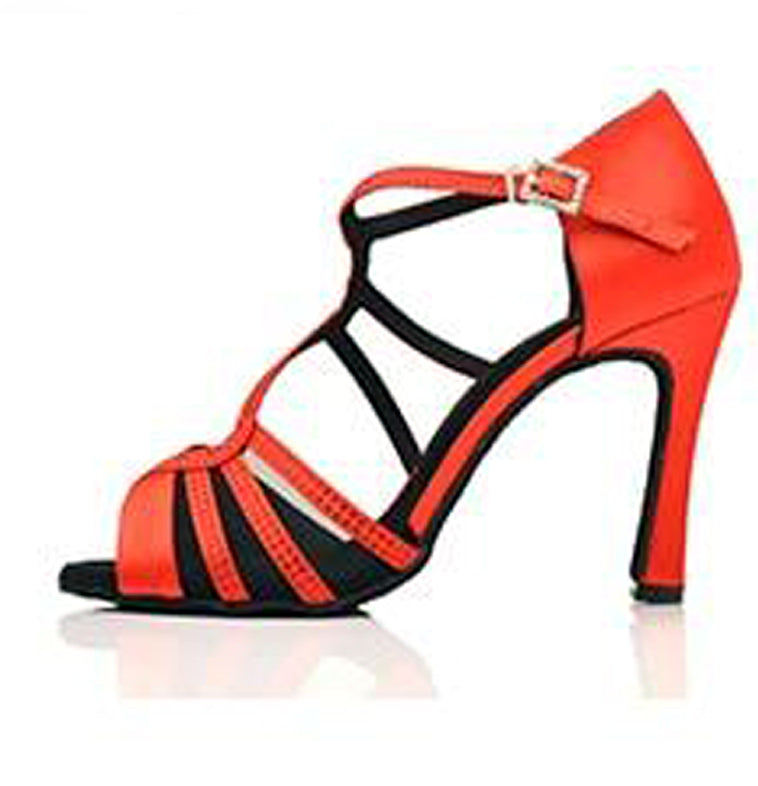Chaussures de danse pour femme coloris rouge ou chair - Talons de 6 à 10cm