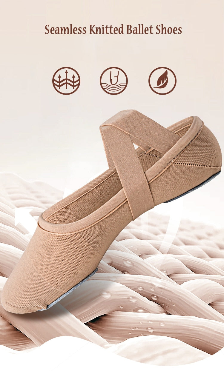 Chaussons danse et yoga durable et extensible