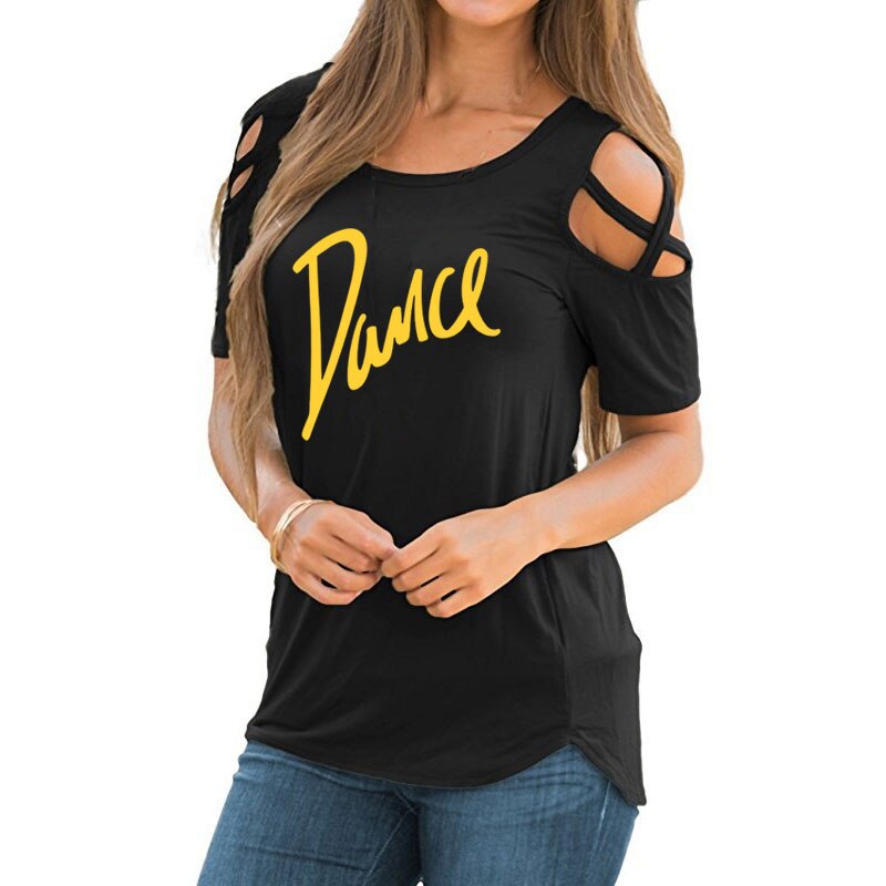 T-shirt épaules dénudées Dance 5 coloris disponibles