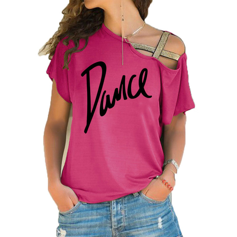 T-shirt manches courtes logo Dance 5 coloris au choix