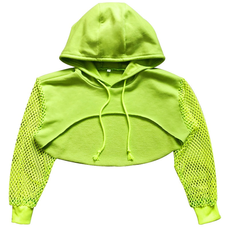 Ensemble Jazz Hip Hop fille noir et jaune fluo