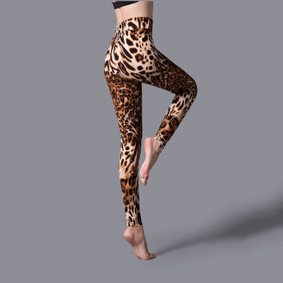 Legging avec imprimé léopard 3 coloris au choix