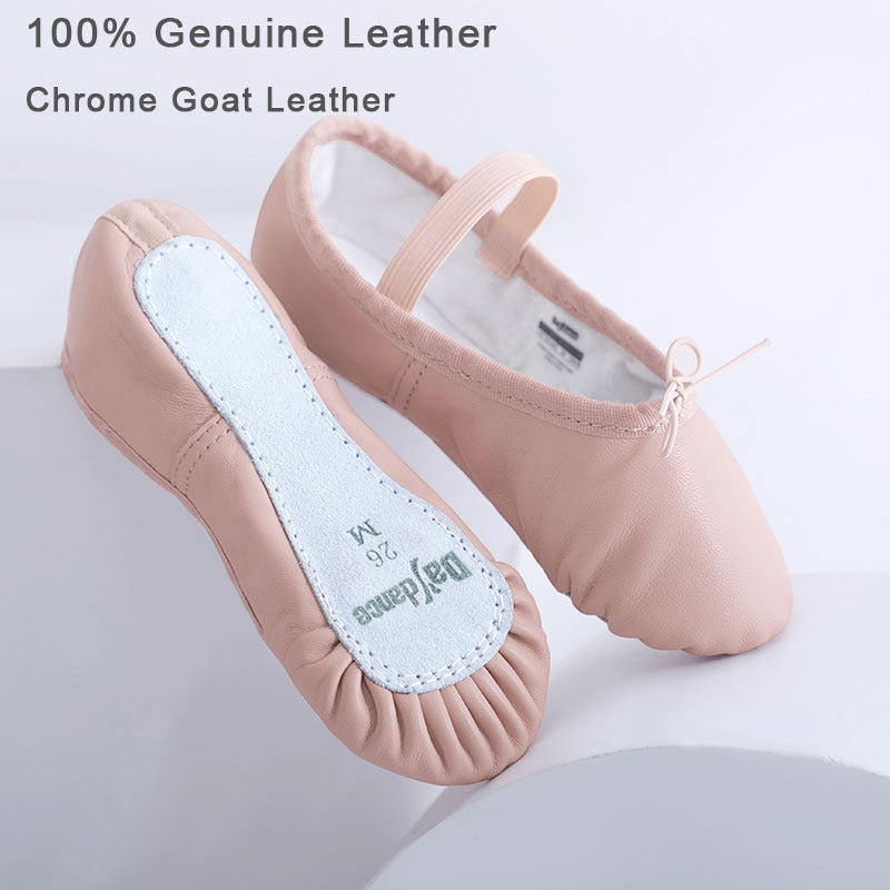 Chaussons demi-pointes cuir DayDance