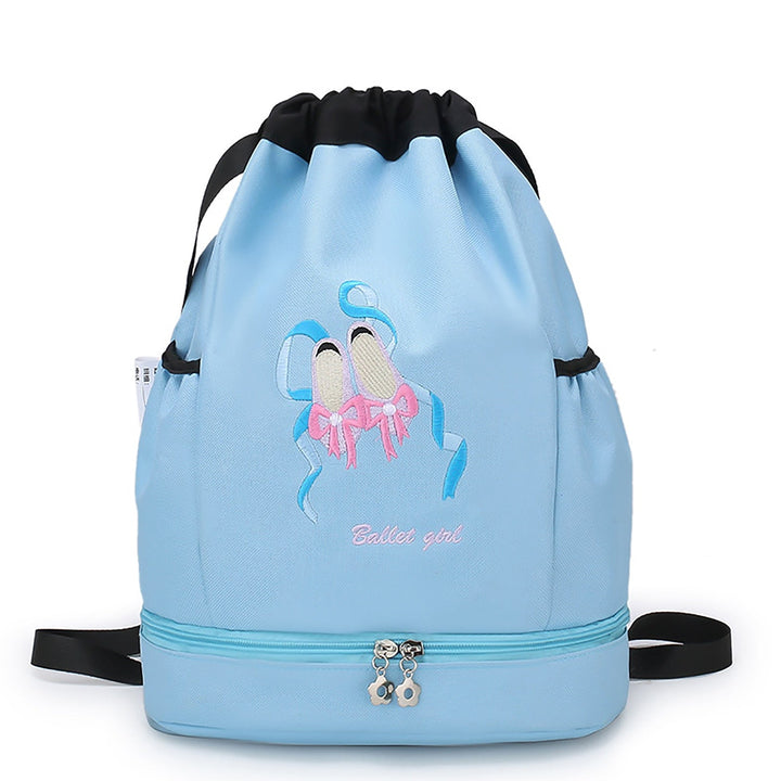 Sac à dos fille logos chaussons danse 5 coloris au choix