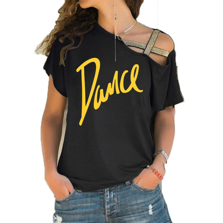 T-SHIRT MANCHES COURTES LOGO DANCE 3 coloris au choix