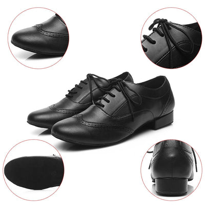Chaussures de danse cuir noir