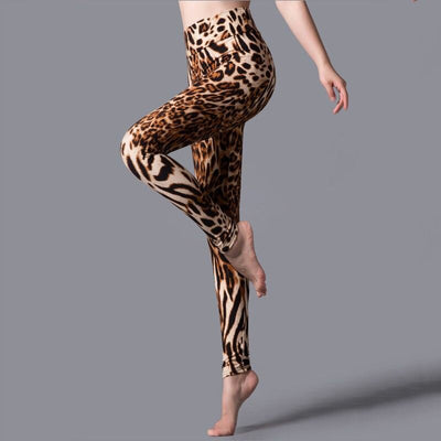 Legging avec imprimé léopard 3 coloris au choix