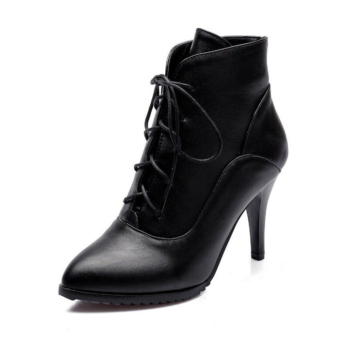 Bottines danse fermées Lilie rouge Talons de 9cm