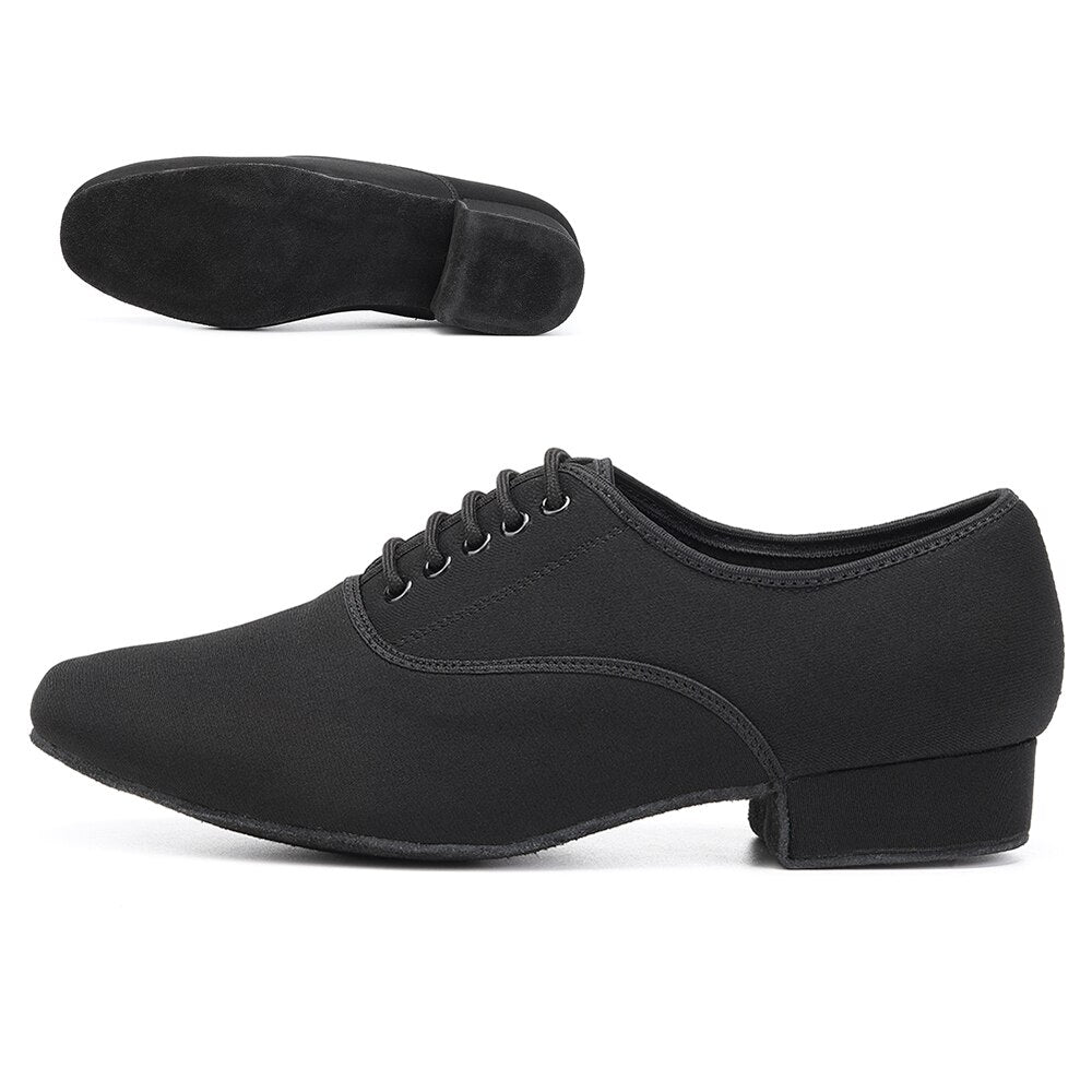 Chaussures danse hommes oxford coloris noir