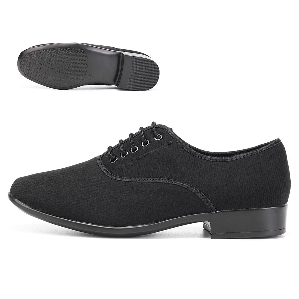 Chaussures danse hommes oxford coloris noir