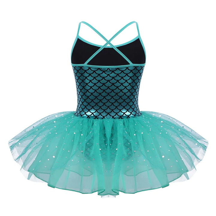 Robe Tutu Sirène Lake blue 6 ans