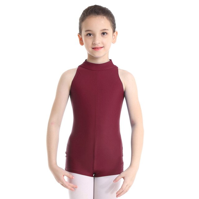 Combi-short col montant sans manches pour enfant 4 coloris au choix - Dance Store