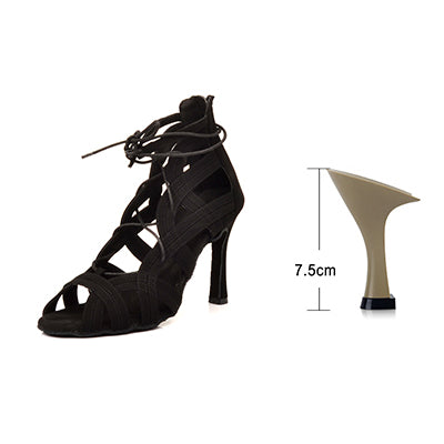 Chaussures de danse pour femme - en daim - 3 coloris au choix: noir, rouge, chair  - Talons personnalisables hauteurs disponibles 10cm 9cm 8.5cm 7.5cm 6cm - Dance Store