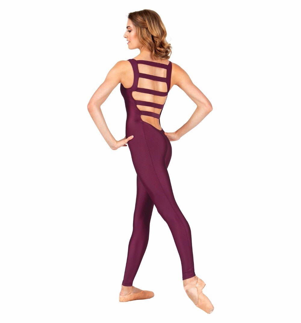 Combinaison Académique en nylon sans manches avec dos nu fantaisie - pour adulte - 16 couleurs disponibles - Dance Store
