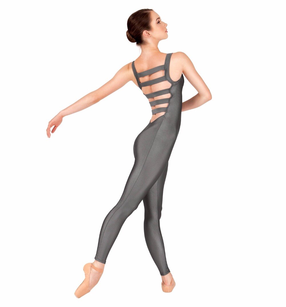 Combinaison Académique en nylon sans manches avec dos nu fantaisie - pour adulte - 16 couleurs disponibles - Dance Store