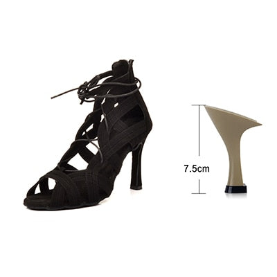 Chaussures de danse couleur noir - Talons de 6 à 10cm