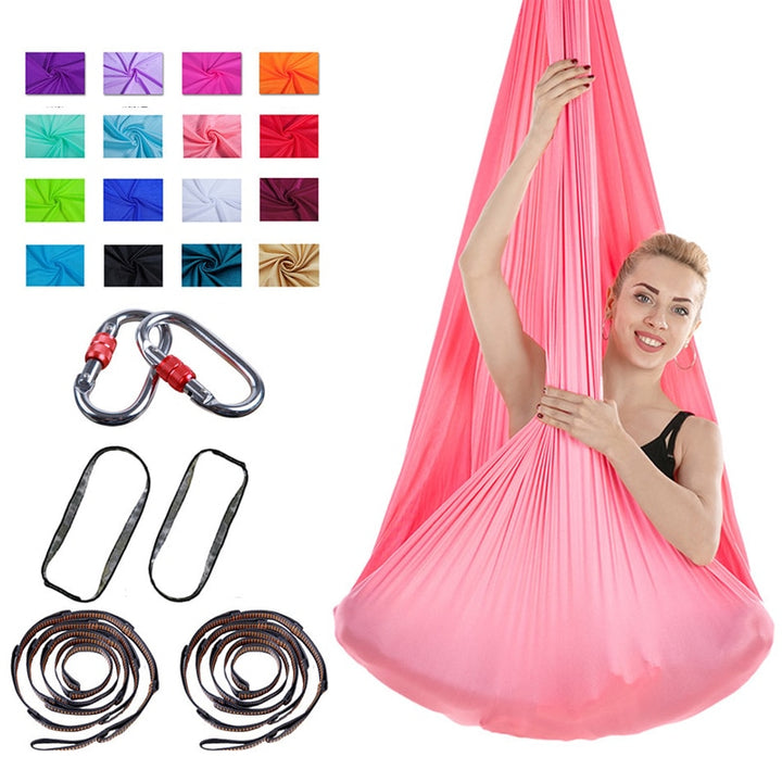 Hamac pour yoga aérien 4mx 2.8m avec accessoires