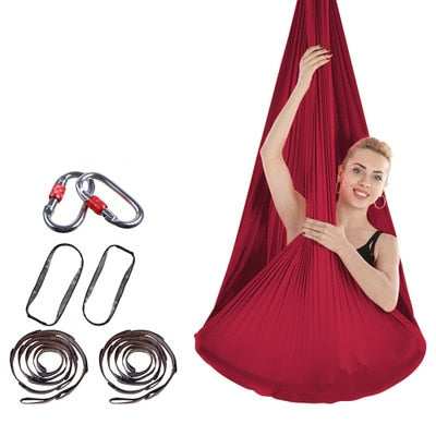 Hamac pour yoga aérien 4mx 2.8m avec accessoires