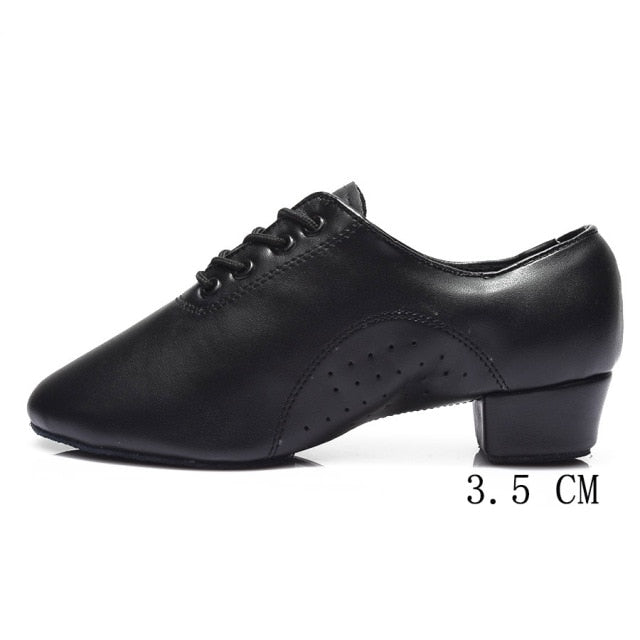 Chaussures de danse à talons homme coloris or