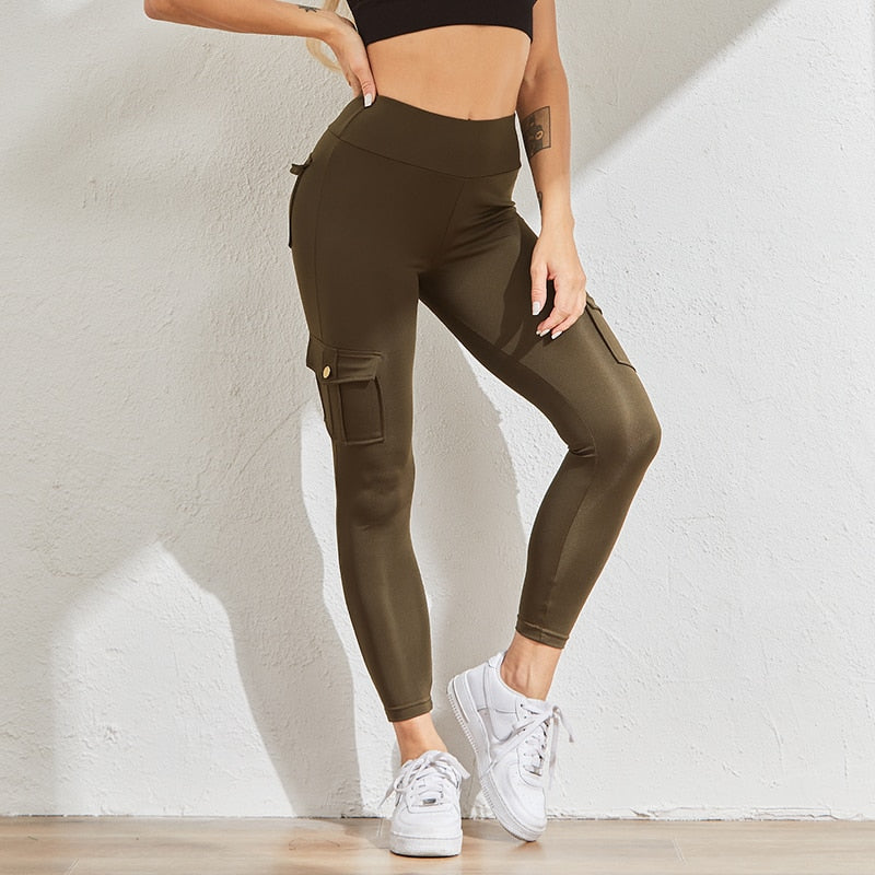 Legging Push-Up Cargo avec poches