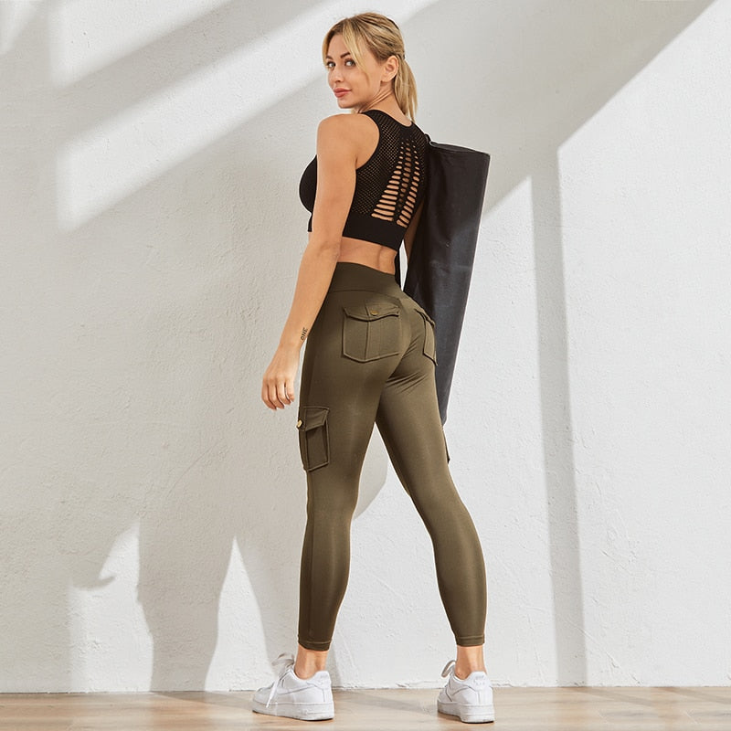 Legging Push-Up Cargo avec poches