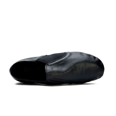 Chaussons Sneakers Slip-on cuir Sansha coloris noir ou chair