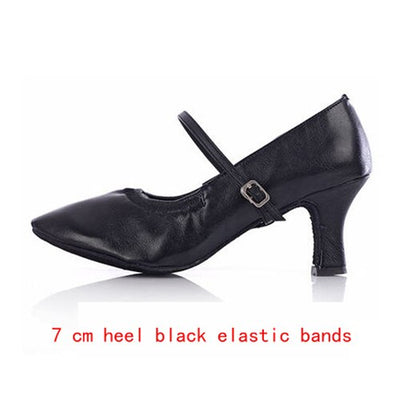 Chaussures de danse pour femme - 4 coloris au choix: noir, argent, champagne, blanc rosé  - Talons personnalisables hauteurs disponibles 5 ou 7cm - Dance Store