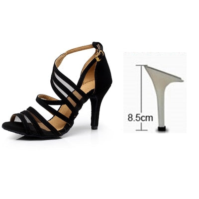 Chaussures de danse pour femme - 3 coloris au choix noir, rouge, marron - Talons personnalisables:  plusieurs hauteurs disponibles de 6 à 8,5cm - Dance Store