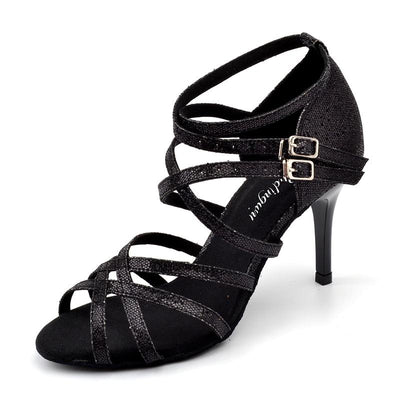 Chaussures de danse coloris noir - Hauteur de talons 8.5cm